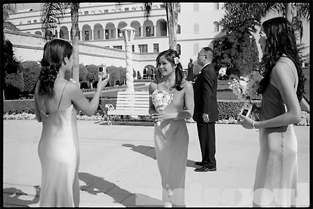 KC Taking a Few Pics to Remember the Wedding