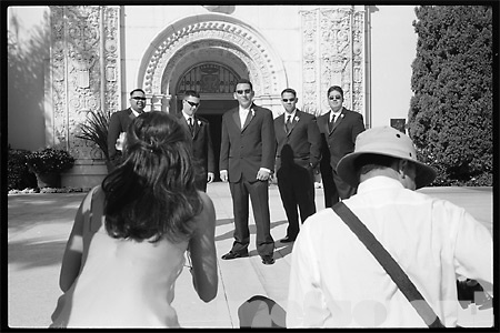 Rachel Taking  Pics of Brendan & the Groomsmen