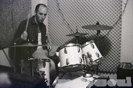 Max on drums
