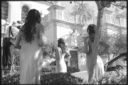 Brides Watch Theresa on the Stair Top