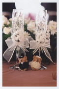 The Wedding Couple's Table Arrangement